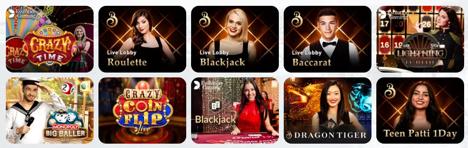 Jeux de casino en direct Paradise8 Casino