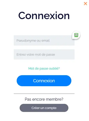 Connexion des membres du Paradise8 Casino