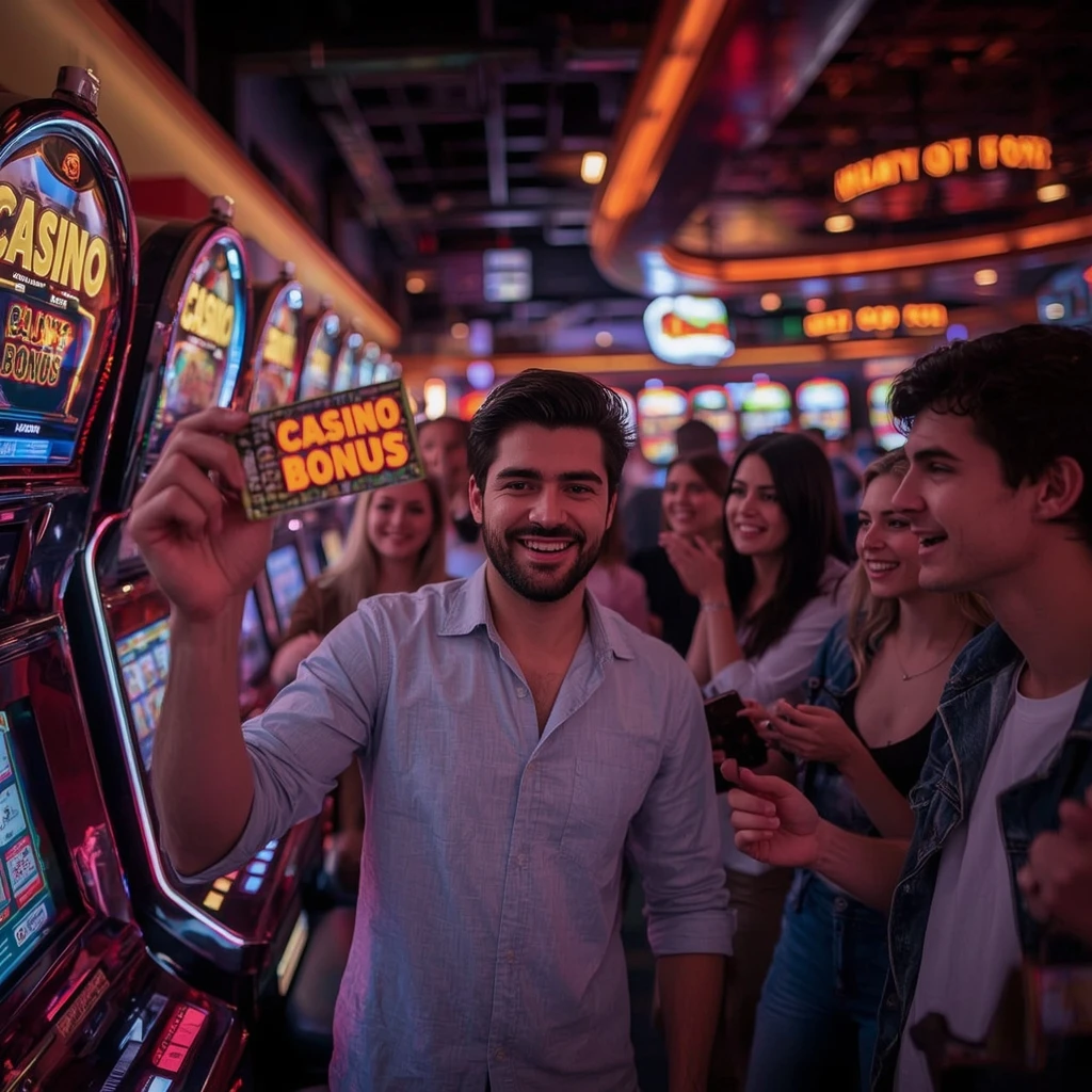 une personne tenant un bonus Paradise8 Casino